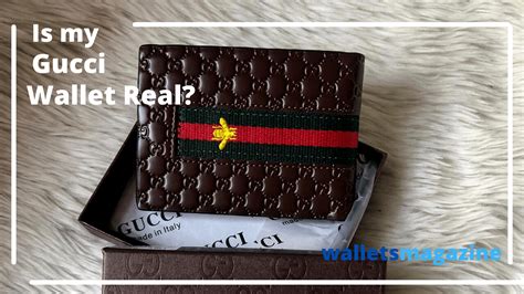 real gucci wallet inside|Gucci wallet with coin pouch.